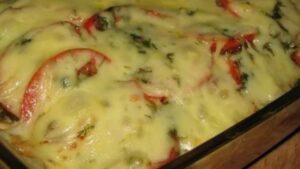 Zapečená kuřecí prsa s česnekem