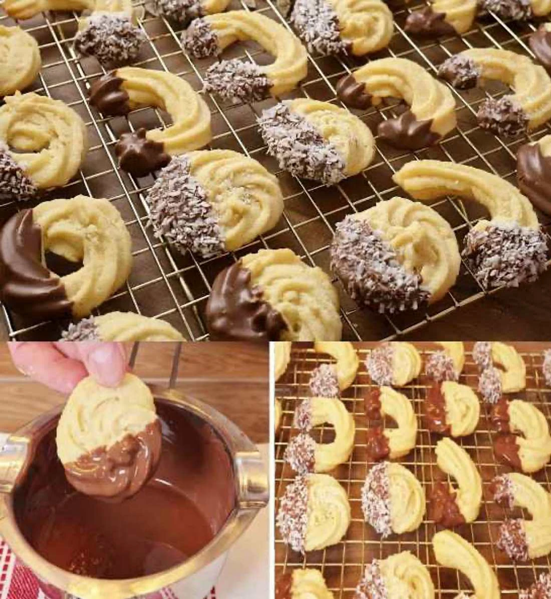 kokosové linecké sušenky