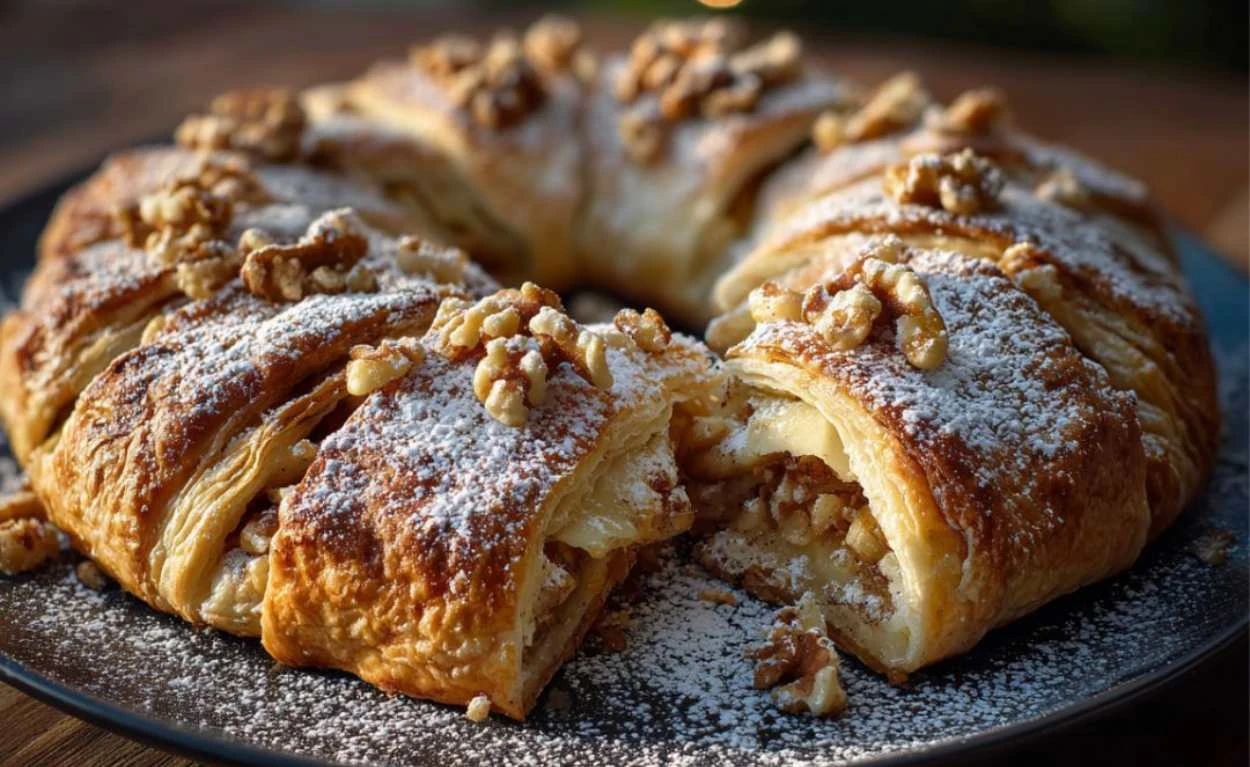 Listový věnec s jablky